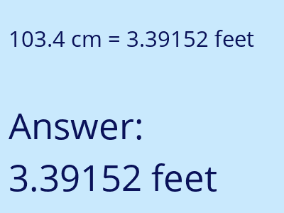 103.4 cm in feet image