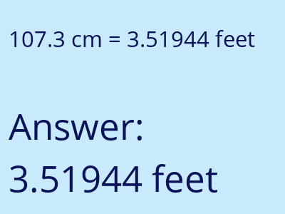 107.3 cm in feet image