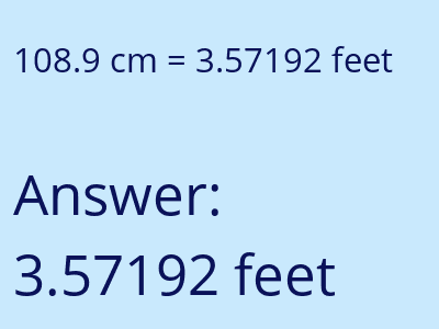 108.9 cm in feet image