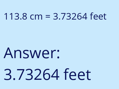 113.8 cm in feet image