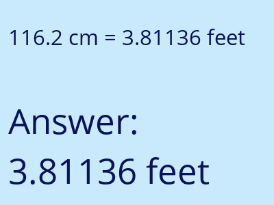 116.2 cm in feet image