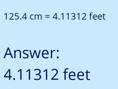 125.4 cm in feet image