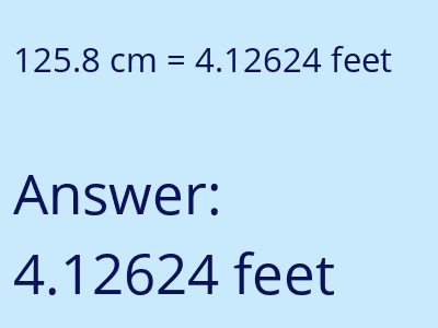 125.8 cm in feet image