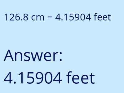 126.8 cm in feet image