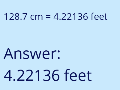 128.7 cm in feet image
