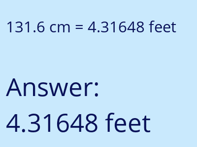 131.6 cm in feet image