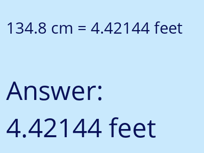 134.8 cm in feet image