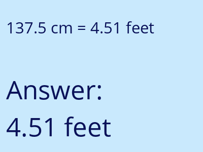 137.5 cm in feet image