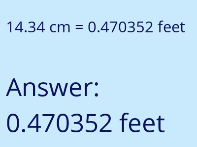 14.34 cm in feet image