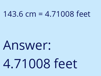 143.6 cm in feet image