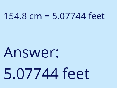 154.8 cm in feet image