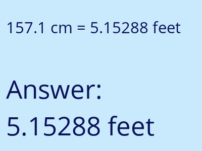 157.1 cm in feet image