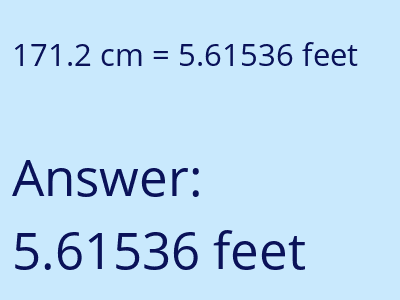171.2 cm in feet image