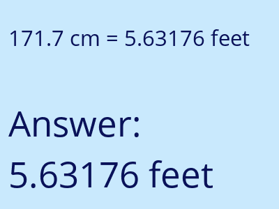 171.7 cm in feet image
