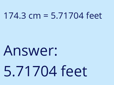 174.3 cm in feet image