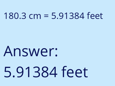 180.3 cm in feet image