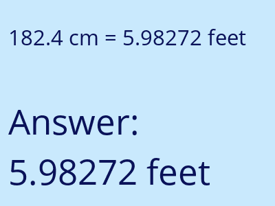 182.4 cm in feet image