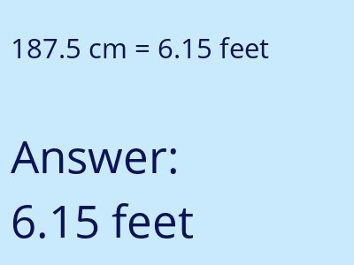 187.5 cm in feet image