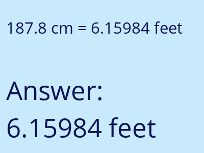 187.8 cm in feet image