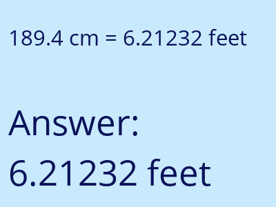 189.4 cm in feet image