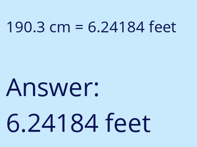 190.3 cm in feet image