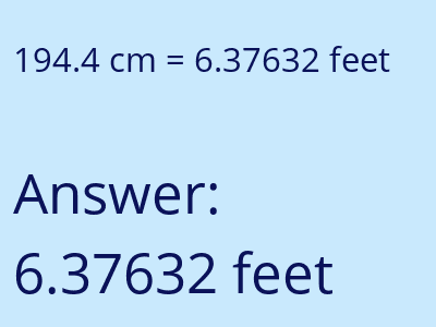 194.4 cm in feet image