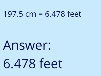 197.5 cm in feet image