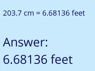 203.7 cm in feet image