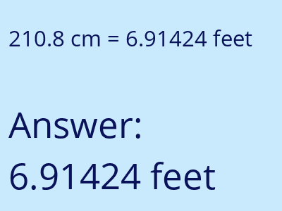 210.8 cm in feet image