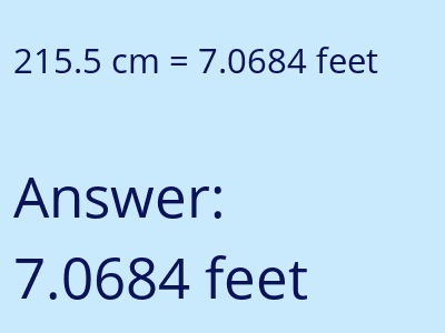 215.5 cm in feet image
