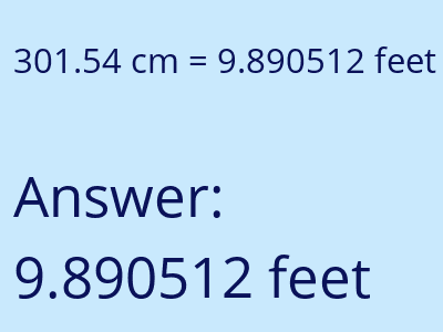 301.54 cm in feet image