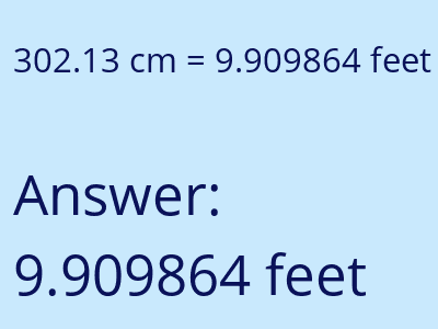 302.13 cm in feet image