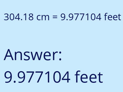 304.18 cm in feet image