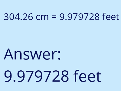 304.26 cm in feet image