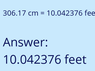 306.17 cm in feet image
