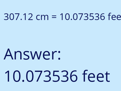 307.12 cm in feet image