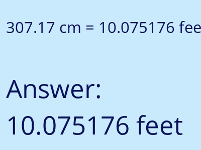 307.17 cm in feet image