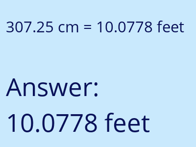 307.25 cm in feet image