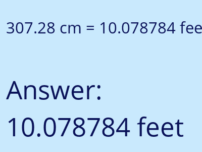 307.28 cm in feet image