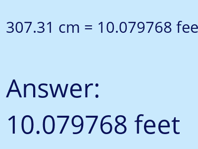 307.31 cm in feet image