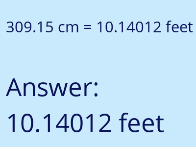 309.15 cm in feet image