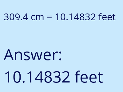 309.4 cm in feet image