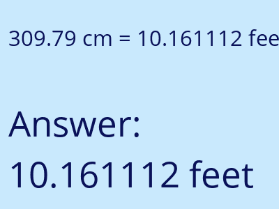 309.79 cm in feet image