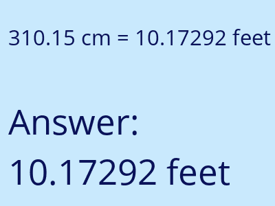 310.15 cm in feet image