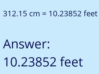 312.15 cm in feet image