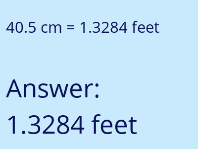 40.5 cm in feet image