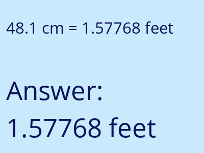 48.1 cm in feet image
