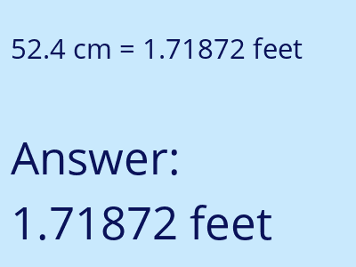 52.4 cm in feet image