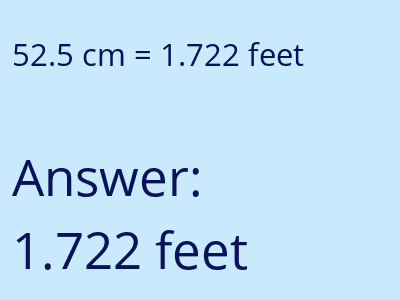 52.5 cm in feet image