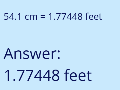 54.1 cm in feet image